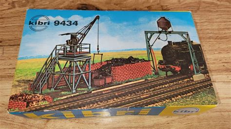 Vintage Kibri HO Scale Model Kit 9434 Train Coal Loading Station West