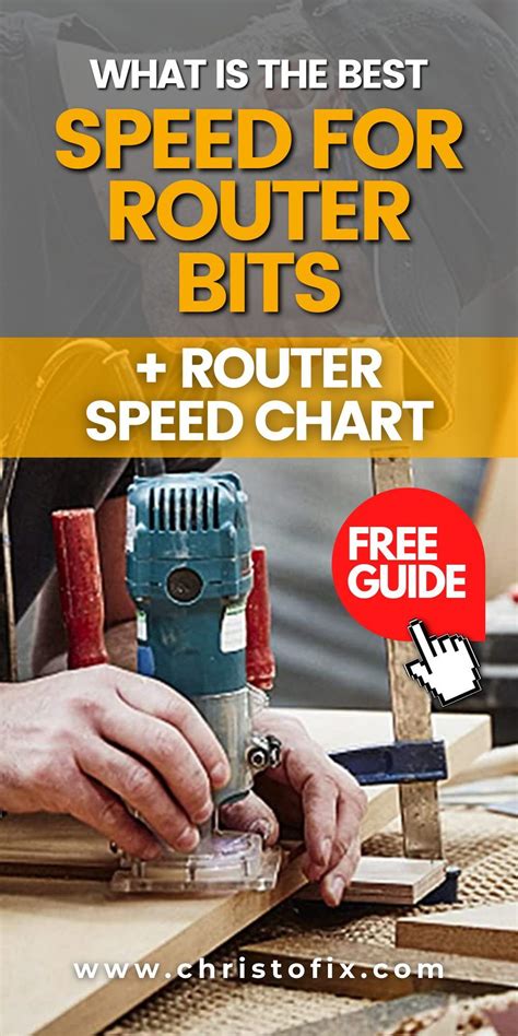 What Is The Best Speed For Router Bits Router Speed Chart Artofit