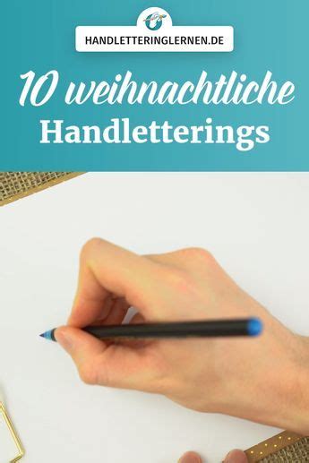 10 weihnachtliche Handlettering Schriftzüge zum Nachmachen für eure