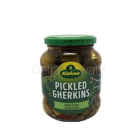 Kuhne Pickled Gherkins 330ml Delta Dewata Online