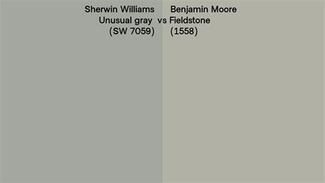 Sherwin Williams Unusual Gray Sw Vs Benjamin Moore Fieldstone