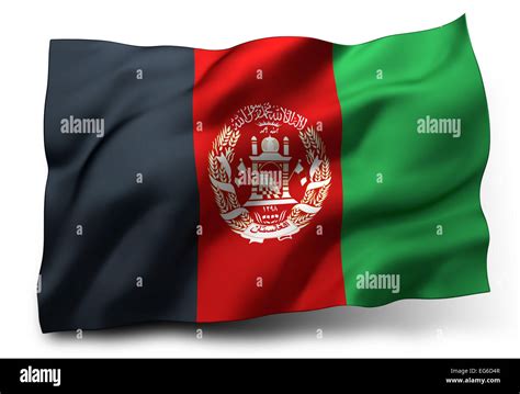 Afghanistan Afghanistan Flagge Ausgeschnittene Stockfotos Und Bilder