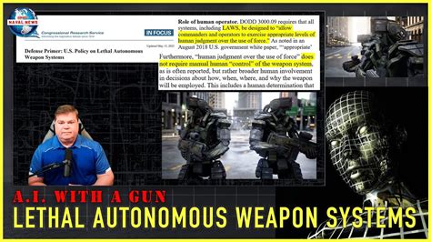 Lethal Autonomous Weapon Systems Laws Development Youtube