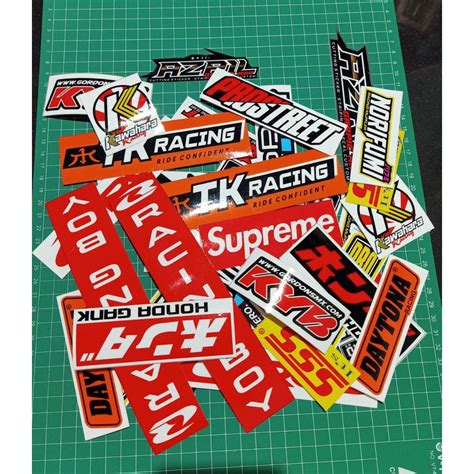 Jual Sticker Pack Sponsor Racing Shopee Indonesia