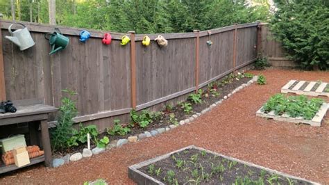 Vegetable Garden Along Fence Hawk Haven