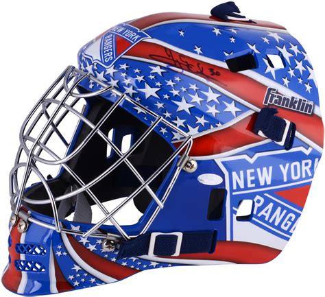 Henrik Lundqvist New York Rangers Autographed Replica Goalie Mask