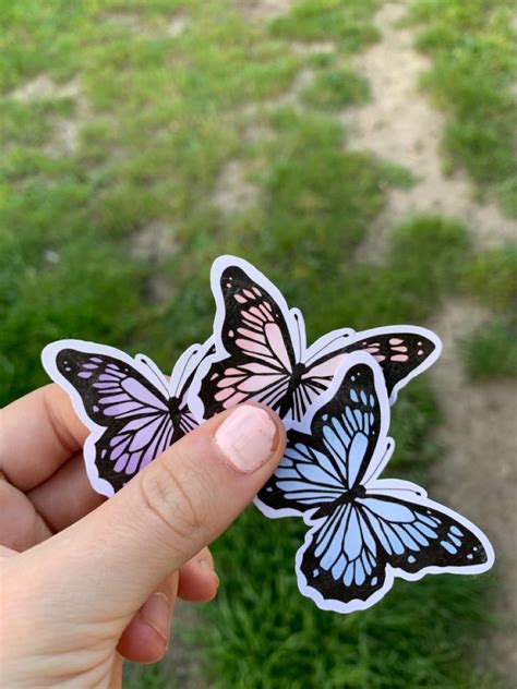 Pastel Butterfly Sticker Pack