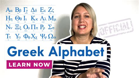 Modern Greek Alphabet