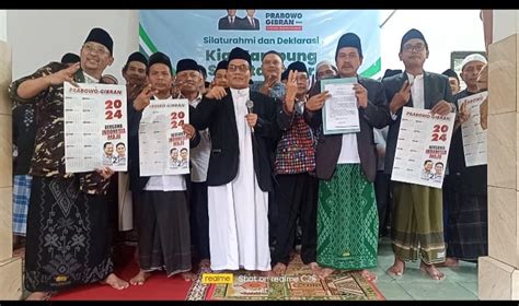 Kyai Kampung Kota Bogor Deklarasi Dukungan Untuk Prabowo Gibran Rasioo Id