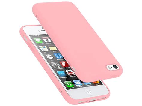 Cadorabo Tpu Liquid Silicone Case H Lle Backcover Apple Iphone