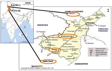 Map of Kathua district (J&K) | Download Scientific Diagram