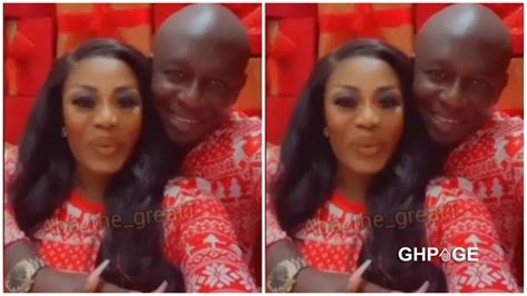 Nana Akua Addos Rich Husband Seriously Presses Her Breasts As They