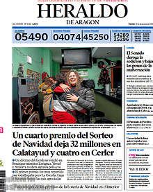 Periodico Heraldo De Aragon 23 12 2022