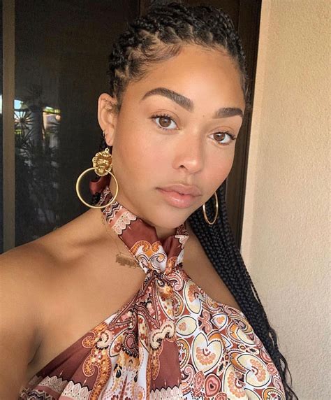 Jordyn Woods Box Braids Faux Dreadlocks Braids