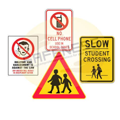 School Safety Signs at Best Price in Mumbai | Safeness Quotient Limited