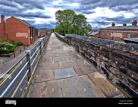 Chester North West England The Roman Walls Stock Photo - Alamy