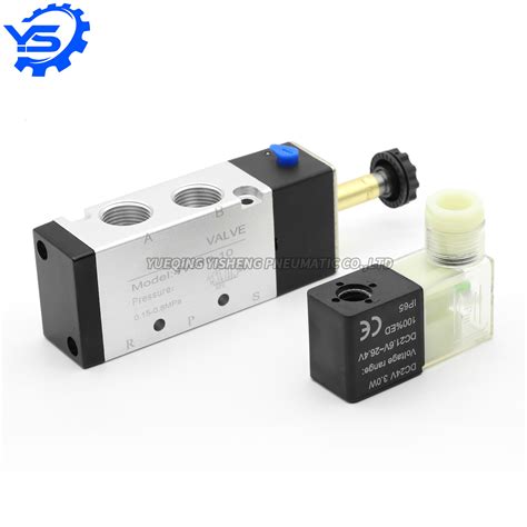 4V310 10 Aluminum Alloy Single Coil Electric Valve Pneumatic Solenoid