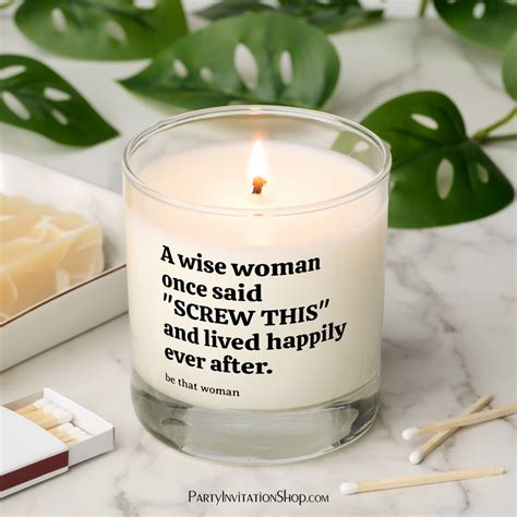 Sassy Sayings Scented Candles Party Invitation Shop