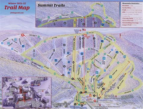 Jiminy Peak Ski Area Trail Map