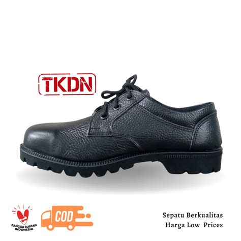 Jual SEPATU SAFETY 02 Sepatu Safety Kulit Asli Ber TKDN I Sepatu