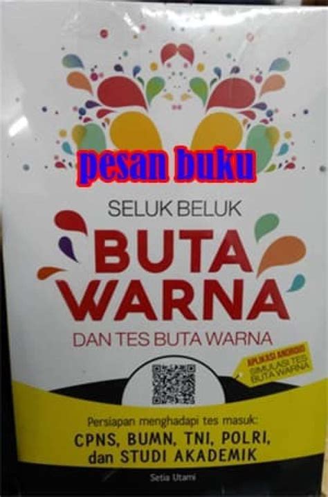 Promo Buku Seluk Beluk Buta Warna Dan Tes Buta Warna Diskon Di