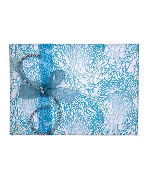 WOVEN EDGE ORGANZA RIBBON TEAL Ribbon Blues