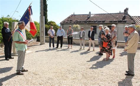 Montségur sur Lauzon La libération du village a été commémorée