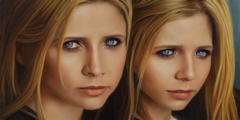 A Hyperrealistic Beautiful Oil Painting Of Buffy Stable Diffusion