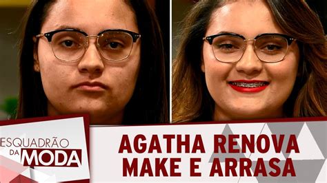 Agatha renova na make e arrasa no visual Esquadrão da Moda 15 07 17