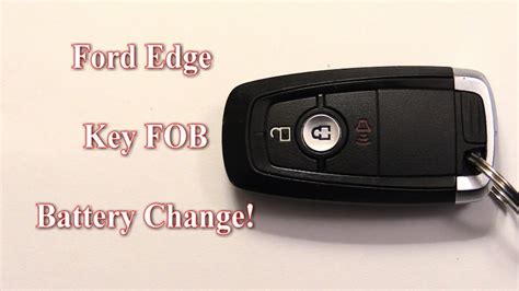 Ford Edge Key FOB Battery Replacement YouTube