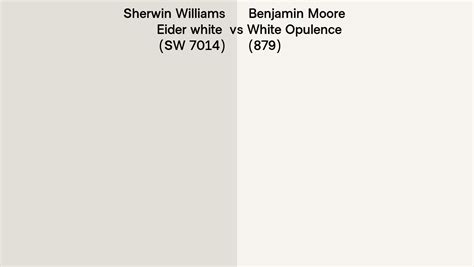 Sherwin Williams Eider White Sw 7014 Vs Benjamin Moore White Opulence