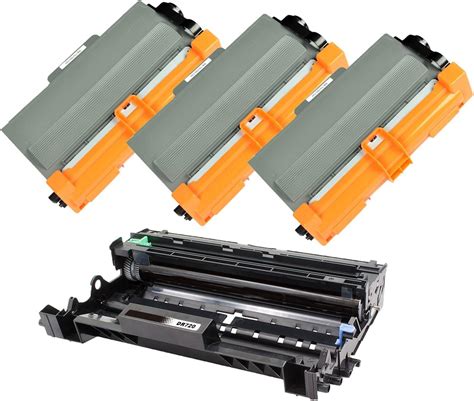 2 Pk Compatible Tn750 High Yield Black Toner Cartridges For