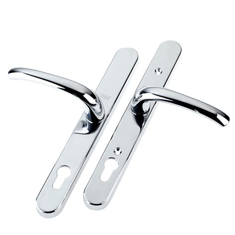 Yale Universal Replacement Door Handle Adjustable Fixing Points Chrome