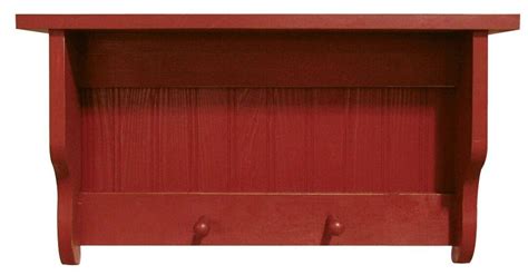 Solid Wood Wall Shelf With Pegs 2 Foot, Peg Shelf, Coat Rack, Towel ...