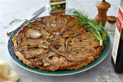 Tatin de fenouil au thym citron balsamique et sirop d érable Un Pas