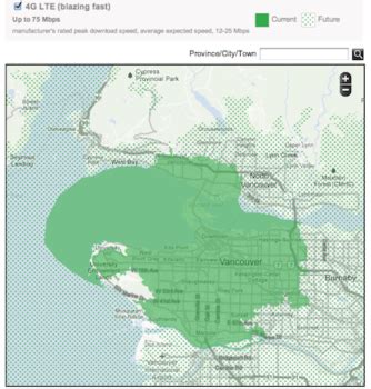 Telus Increases Wireless Subscribers In Q4 LTE Coverage Maps Live