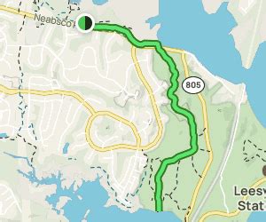 Potomac Heritage Trail through Leesylvania State Park from Neabsco Road ...