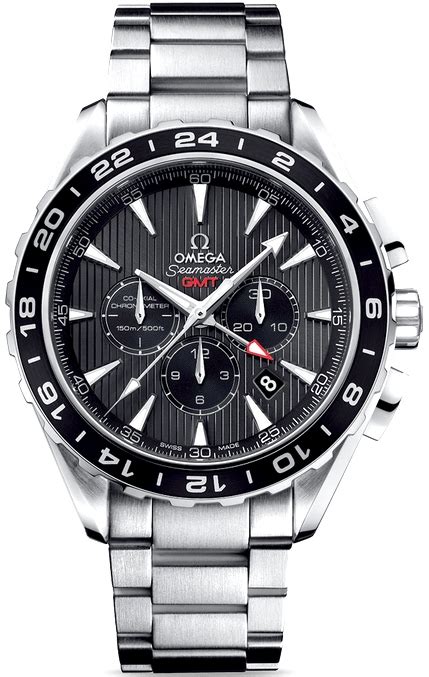 Omega Aqua Terra Chronograph GMT Mens Watch 231.10.44.52.06.001