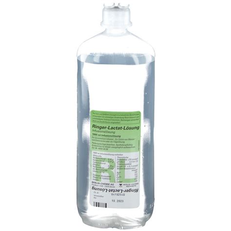 Ringer Lactat Infusionsl Sung Plastik X Ml Shop Apotheke