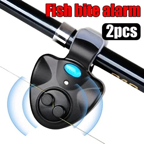 Electronic Led Light Night Fishing Rod Fish Bite Sound Alarm Alert Tool