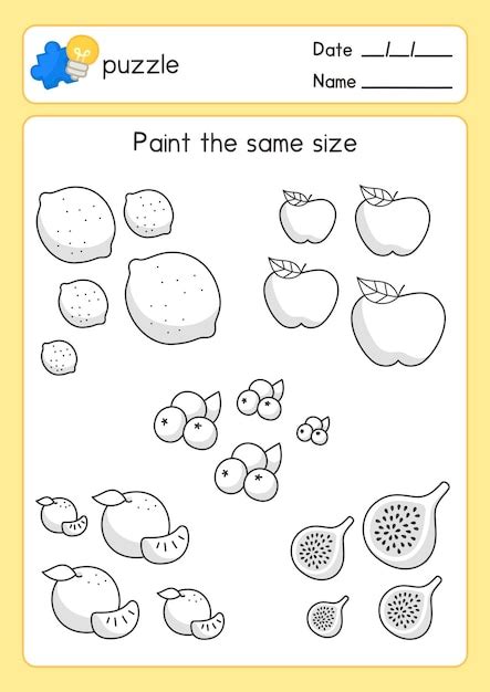 Dibujo De Frutas Para Colorear En Blanco Y Negro Del Mismo Tama O En La