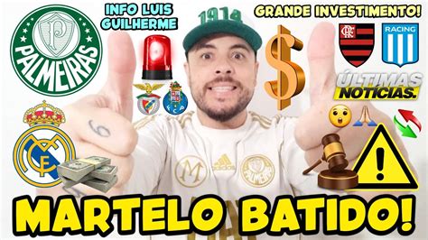 Martelo Batido No Palmeiras Diretoria Define Contrata Es Para