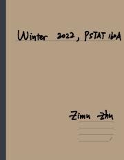 Week1 Lecture Notes Used Pdf Winter 2022 PSTAT 160A Zimu Course Hero