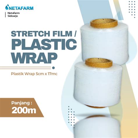 Jual Stretch Film Plastic Wrap Plastik Wrapping Cm X M X Micron