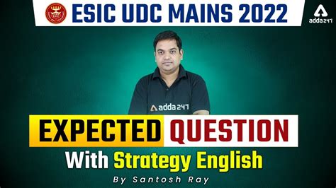 Esic Udc Mains English Classes Expected Question With Strategy