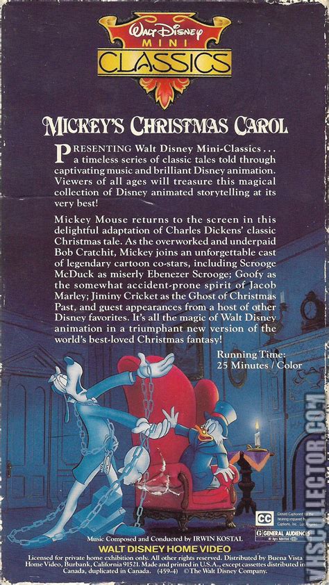 Walt Disney Mini Classics Mickey S Christmas Carol Christmas Carol