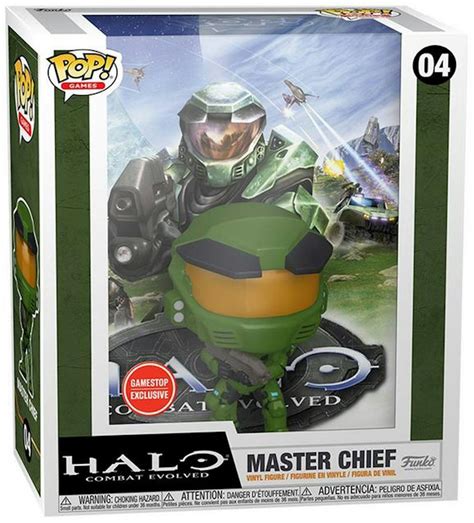 Funko Pop! Games Halo Combat Evolved Master Chief GameStop Exclusive ...