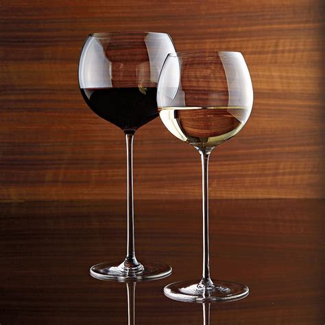 Camille 13 Oz Long Stem Wine Glass White Reviews Crate And Barrel Long Stem Wine Glasses