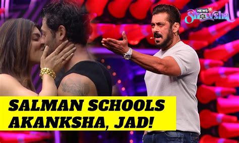 Salman Khan Slams Akanksha Puri For Kiss With Jad Hadid On Bigg Boss