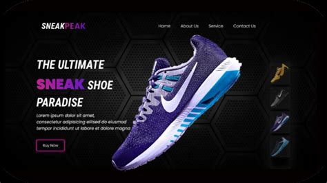 How To Create A Landing Page Of A Shoes Website Design Using HTML